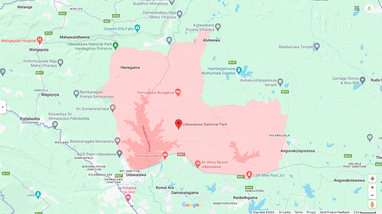 උඩවලව ජාතික වනෝද්යානය පුද්ගලික සෆාරි