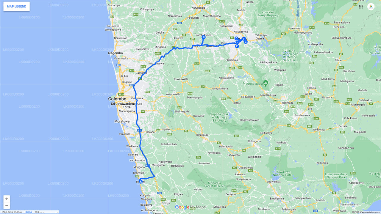 බෙන්තොට සිට මහනුවර නගර චාරිකාව