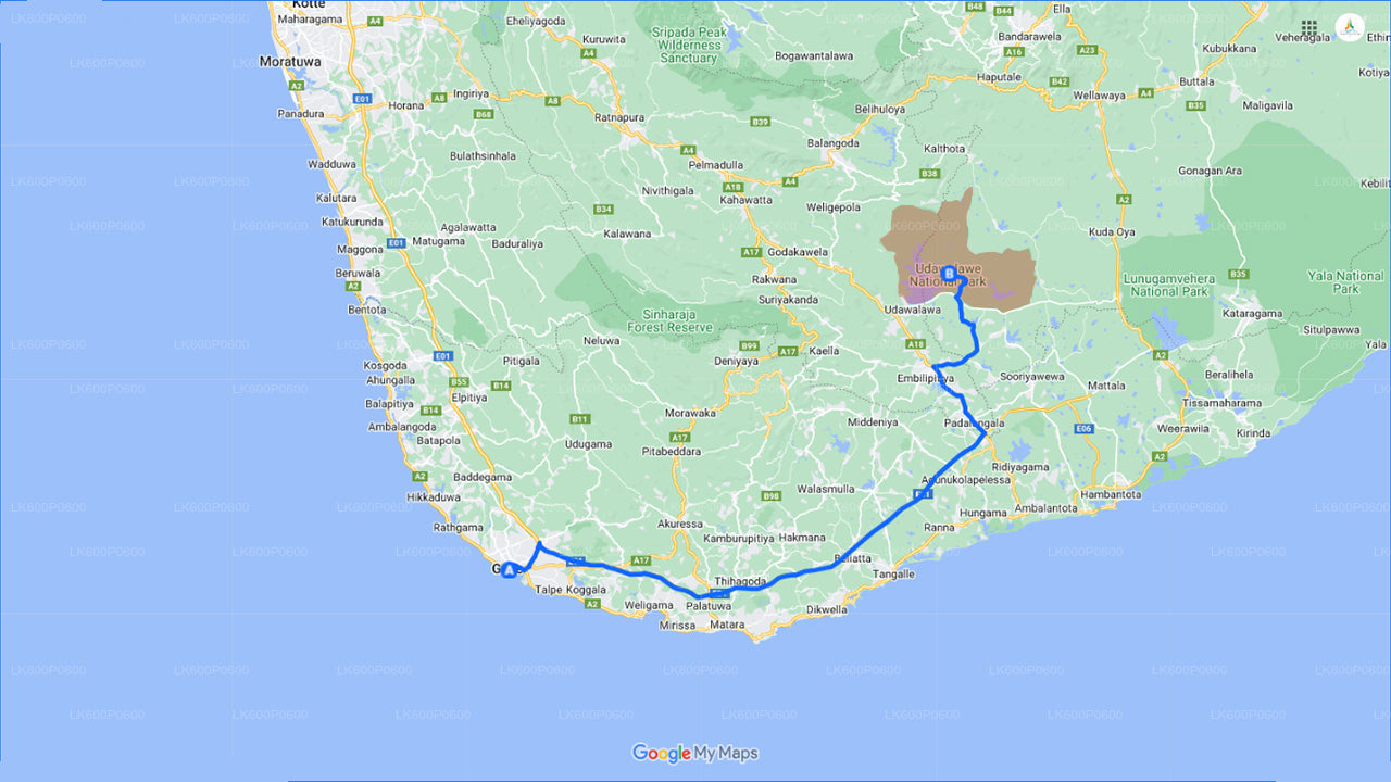 ගාල්ලේ සිට උඩවලව ජාතික වනෝද්යාන සෆාරියක්