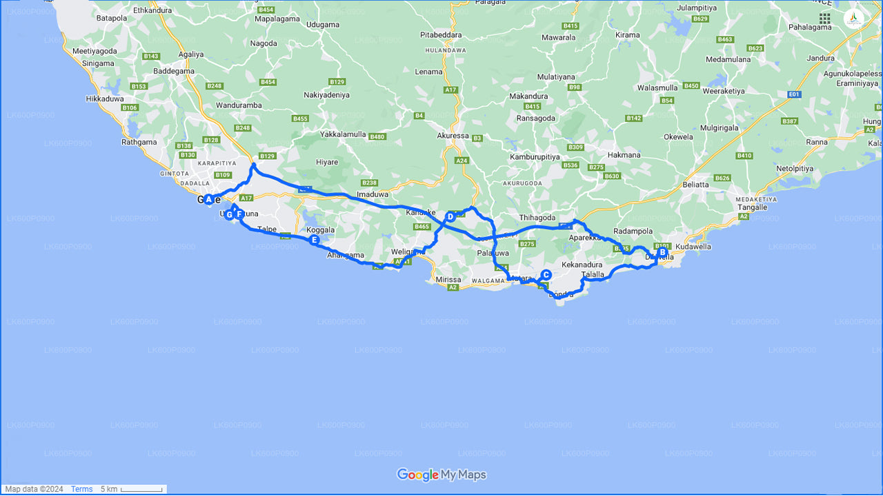 ගාල්ලේ සිට සැඟවුණු පන්සල් සහ හුදකලා වෙරළබඩ චාරිකාව