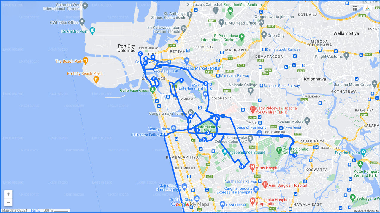 කළුතර සිට කොළඹ නගර චාරිකාව