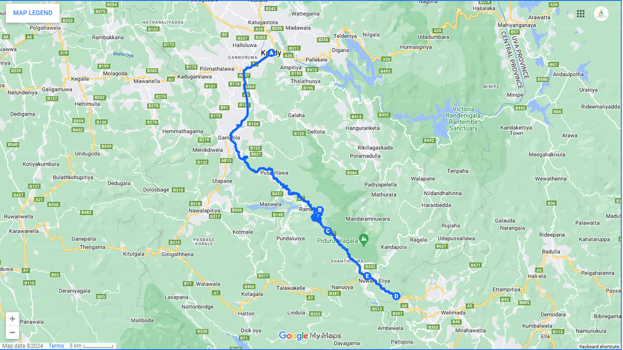 නුවරඑළිය හයිලන්ඩ්ස් නුවර සිට