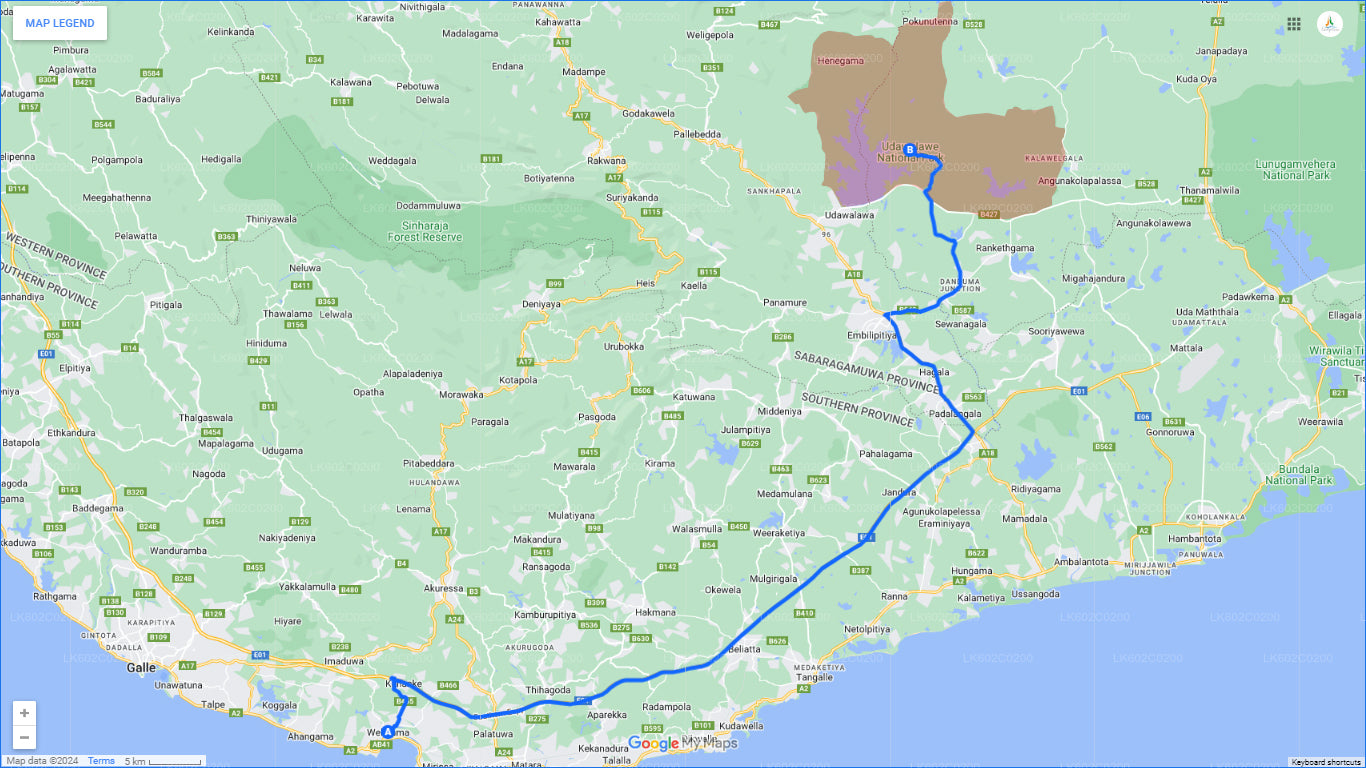 වැලිගමින් උඩවලව ජාතික වනෝද්යාන සෆාරියක්