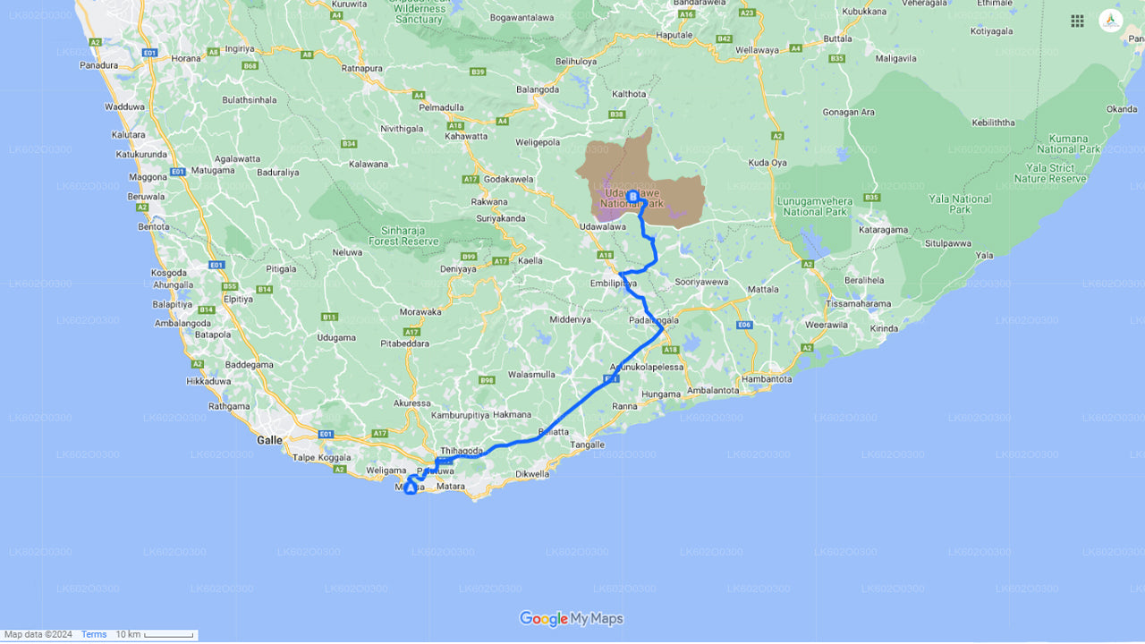 උඩවලව ජාතික වනෝද්යාන සෆාරි මිරිස්සෙන්