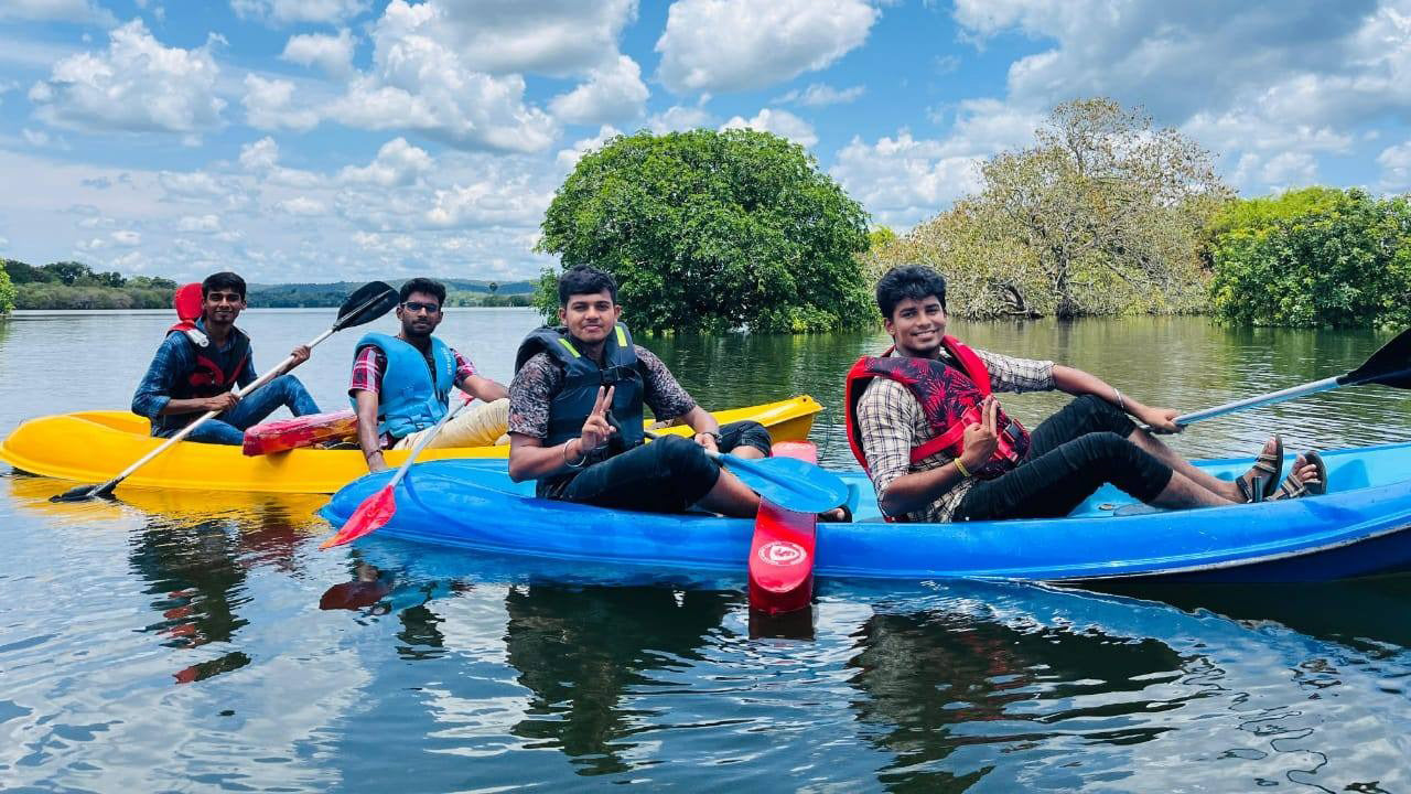 Blue Boat Kayaking from Kantale