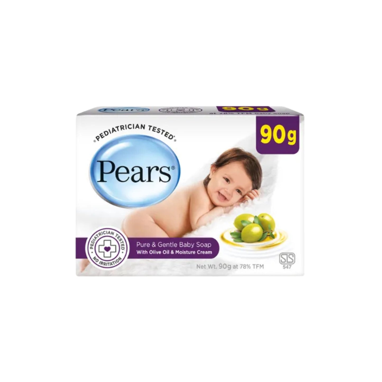 Pears Pure and Gentle Baby Soap (90g)