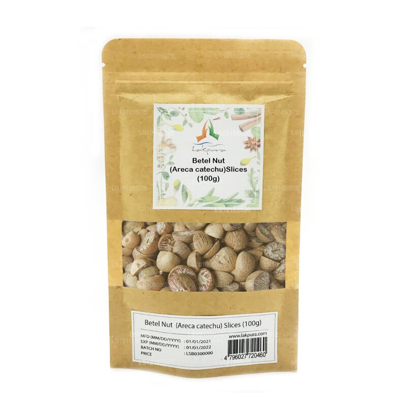 Lakpura® Betel Nut (Areca catechu) Slices