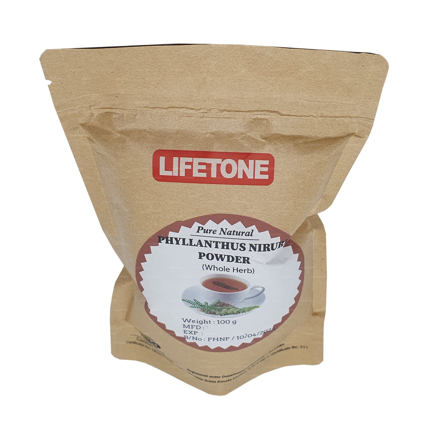 Lifetone Phylanthus Niruri Powder (100g)