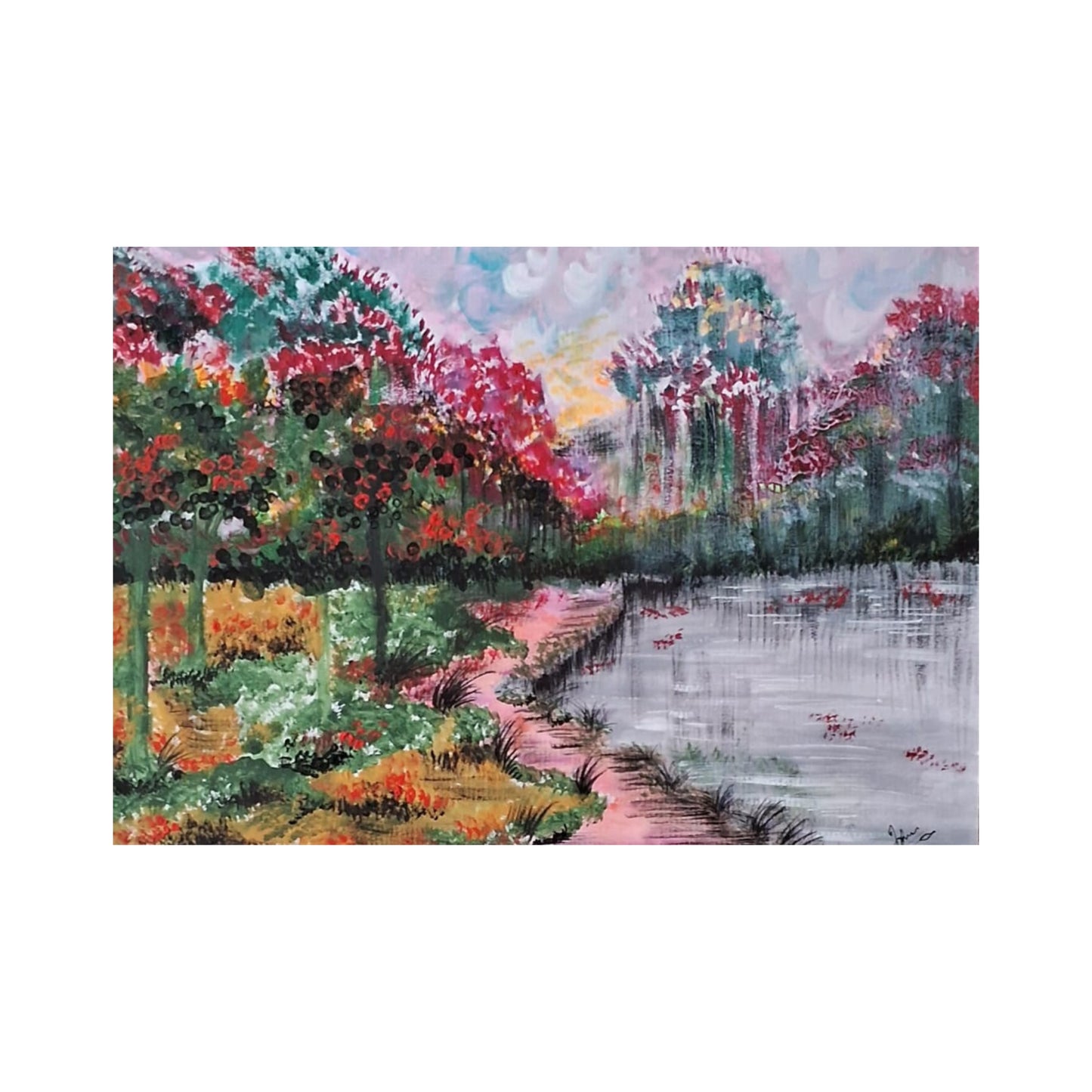 ලක්පුර® වනාන්තරයේ ගිම්හානය බිත්ති සැරසිල්ල