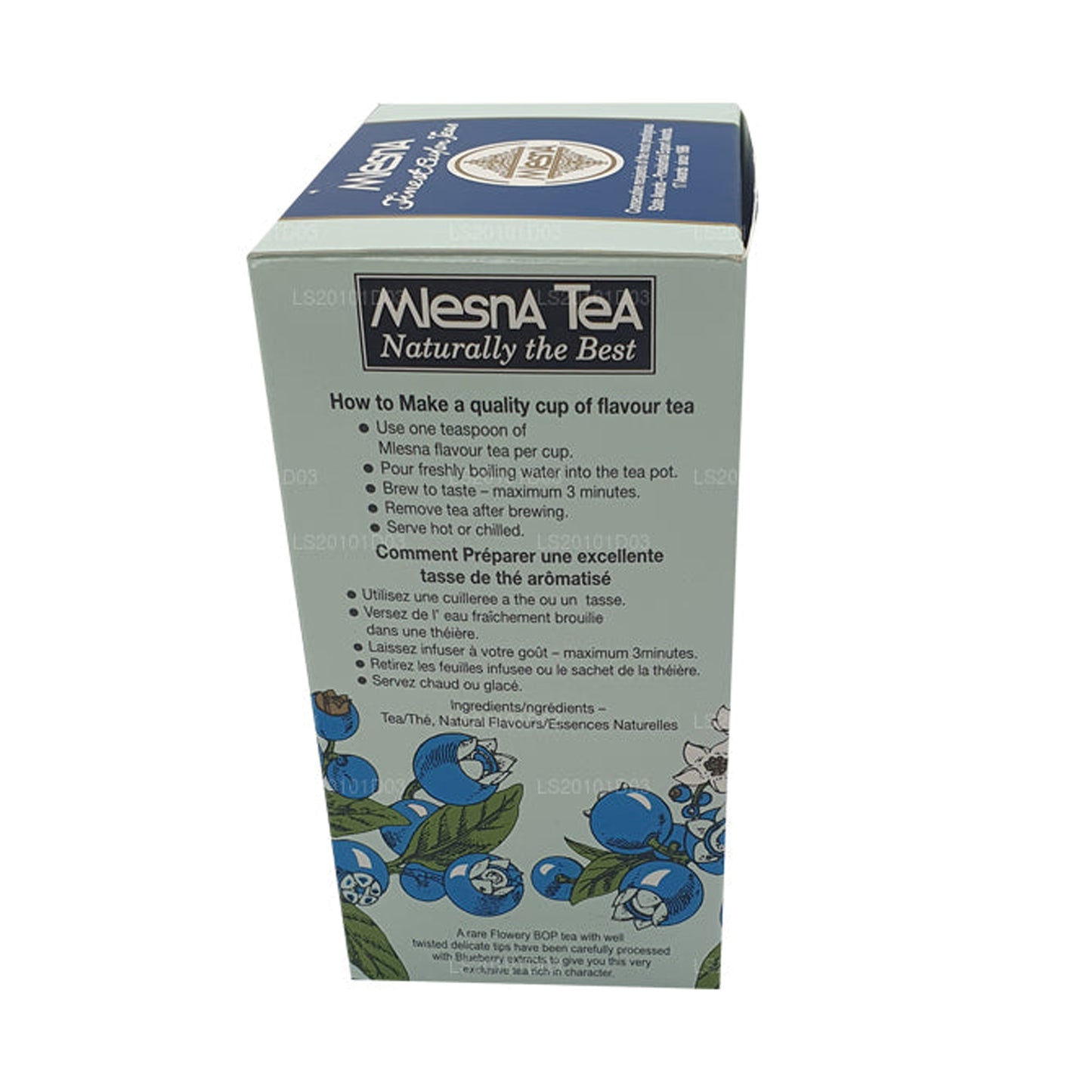 Mlesna Blueberry BOP Leaf Tea (200g)