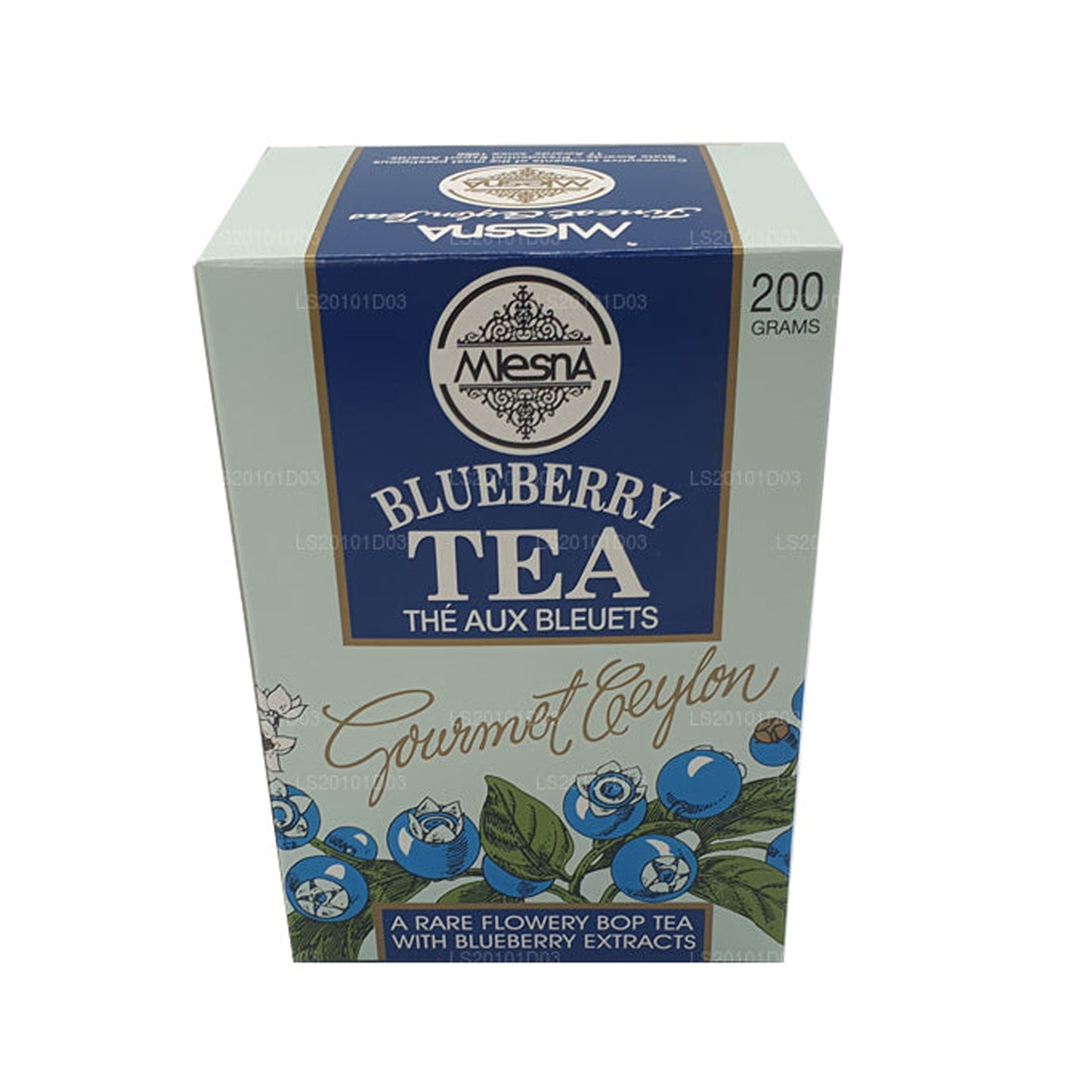 Mlesna Blueberry BOP Leaf Tea (200g)