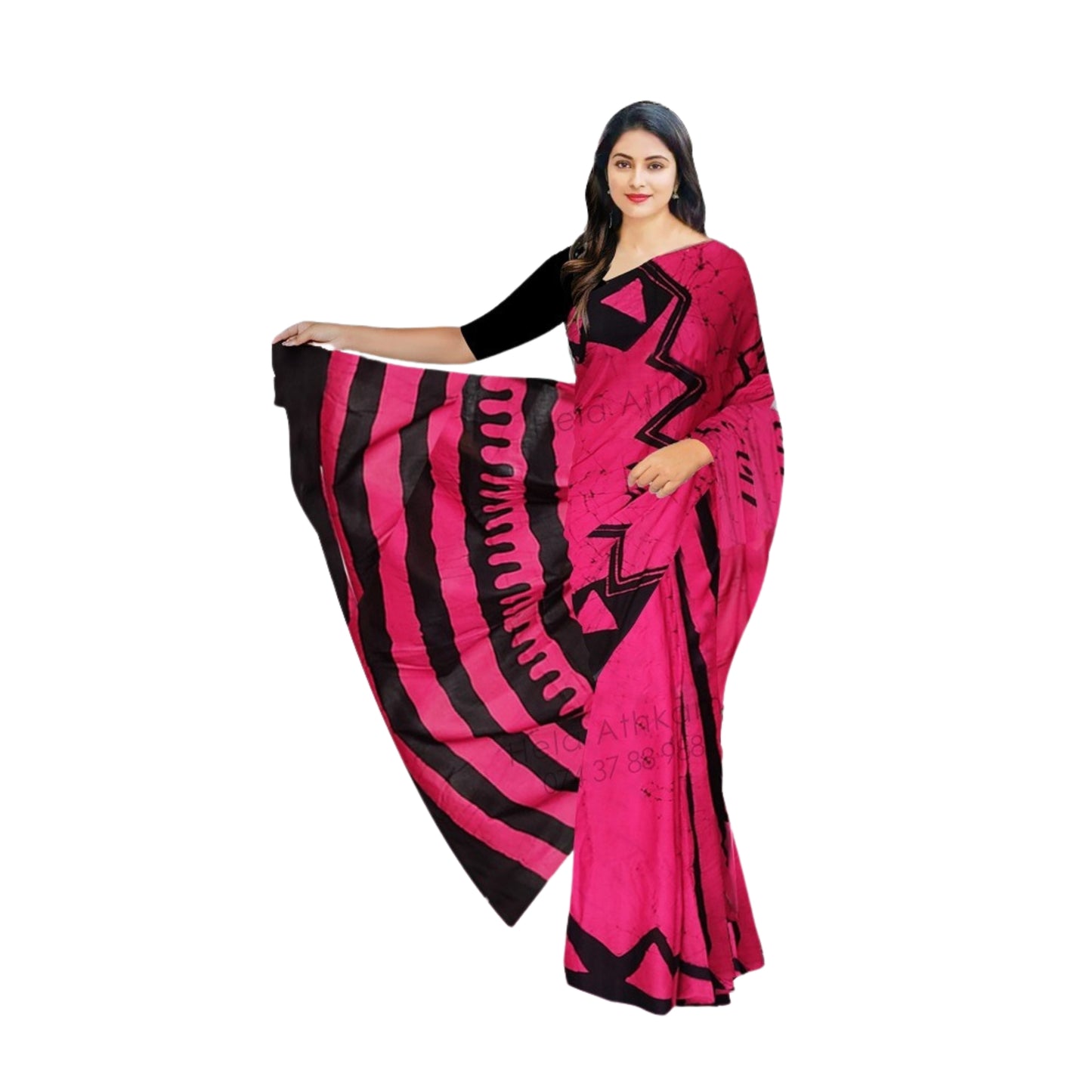 Lakpura Batik Saree (Design S009)