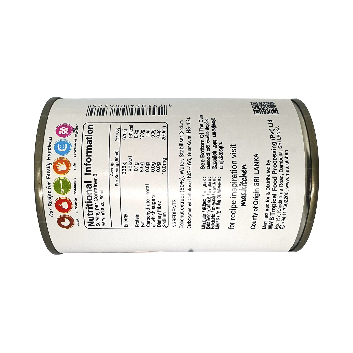 MA's Kitchen Coconut Milk Classic (400ml)