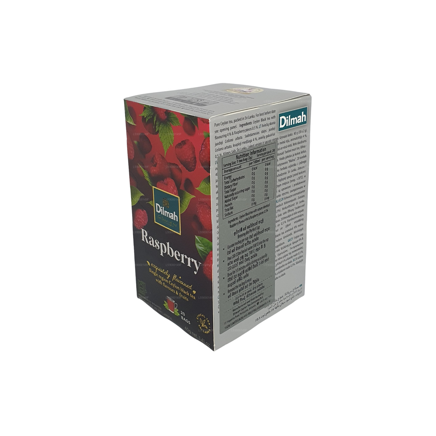 Dilmah Raspberry (30g) 20 Tea Bags
