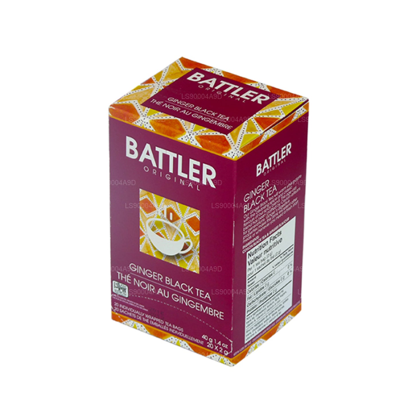 Battler Original Ginger Black Tea (40g) 20 Tea Bags