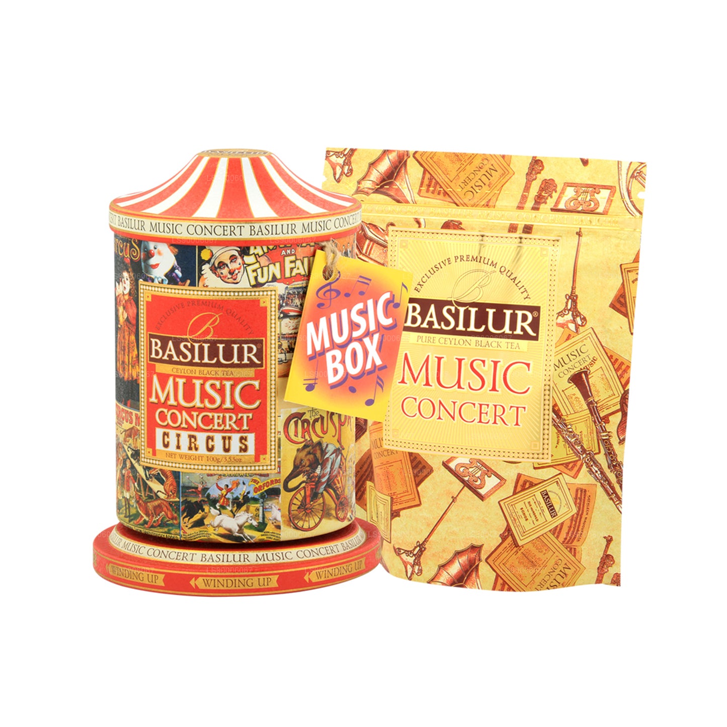 Basilur Personal "Music Concert - Circus" (100g) Caddy