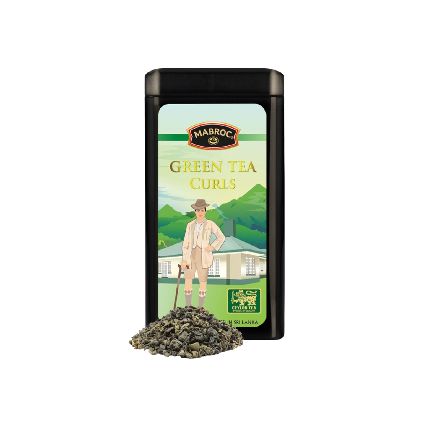 මැබ්රොක් ප්රිමියම් ග්රීන් ටී කර්ල්ස් ලූස් තේ (ග්රෑම් 150)