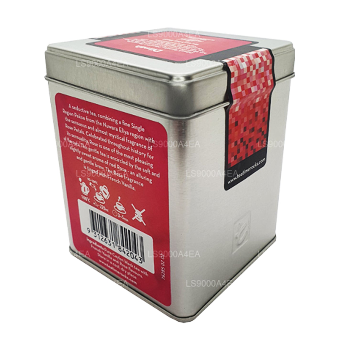 Dilmah t-Series Rose with French Vanilla 20 Tea Bags Leaf Tea (40g)