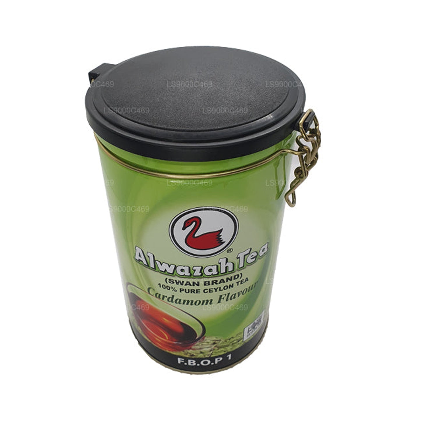 Alwazah Cardamom Flavour Tea (FBOP1) Tin (300g)