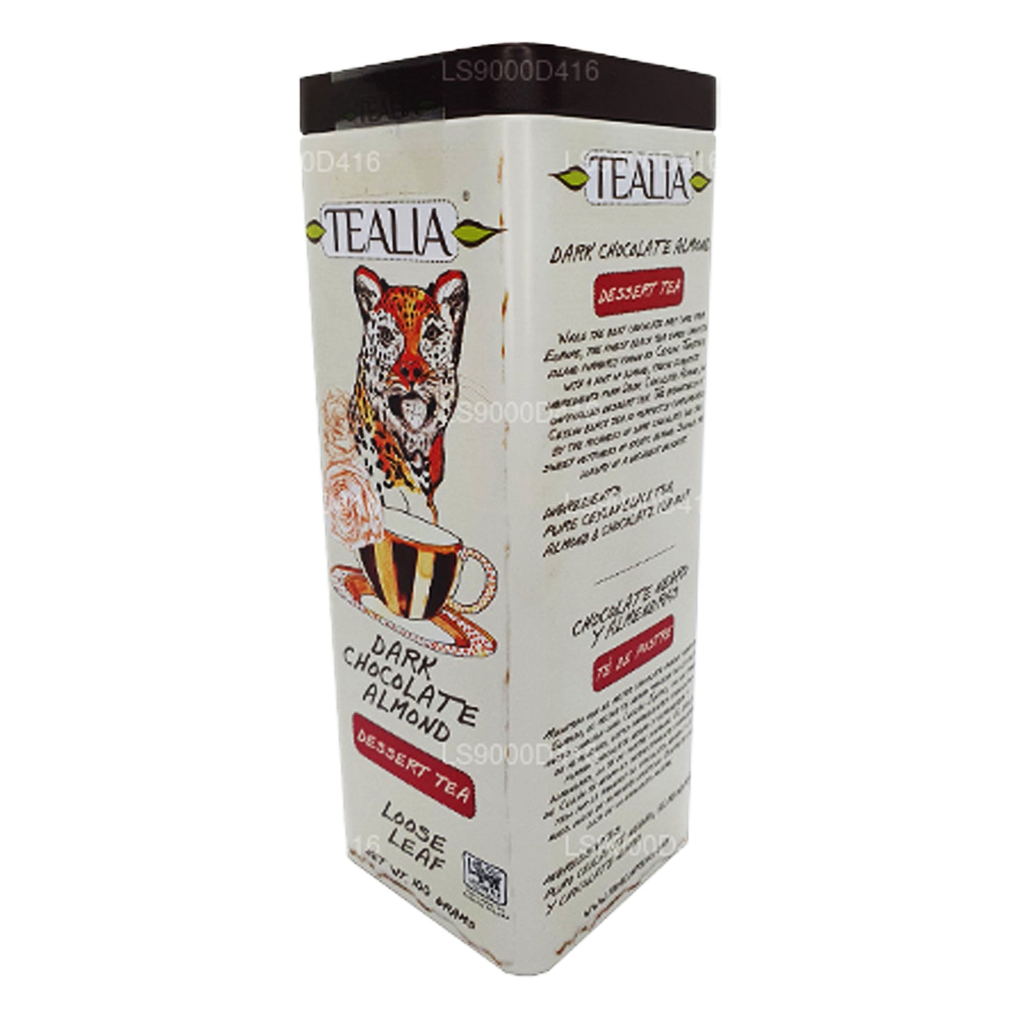 Tealia Dark Chocolate Almond Tea (100g)