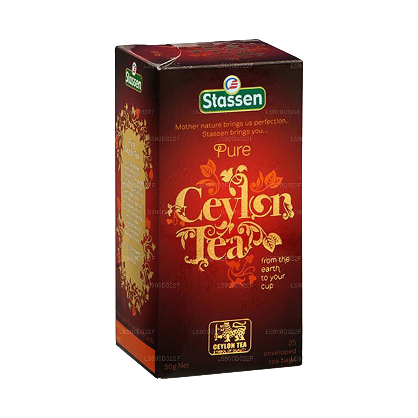 Stassen Pure Ceylon Black Tea (50g) 25 Tea Bags