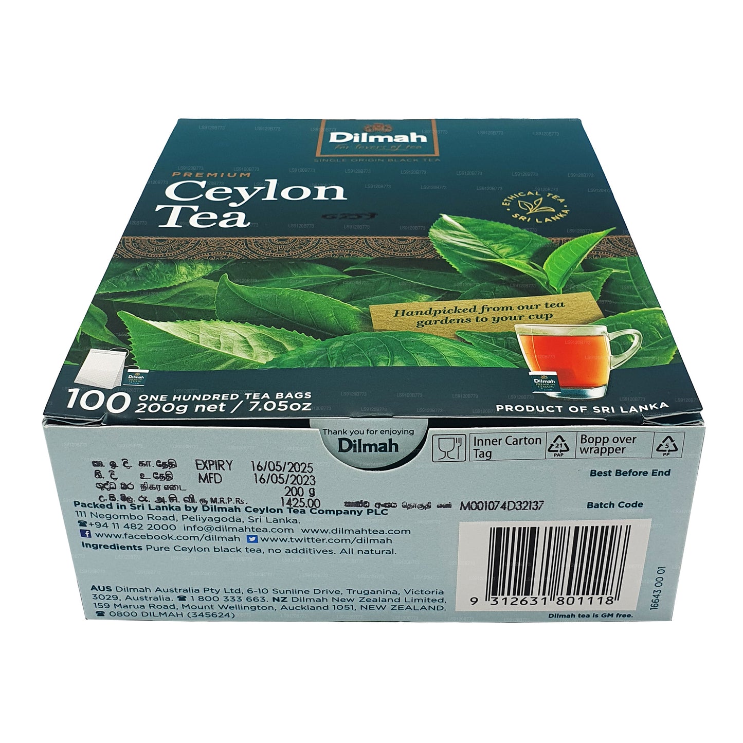 Dilmah Premium Ceylon Tea Bags