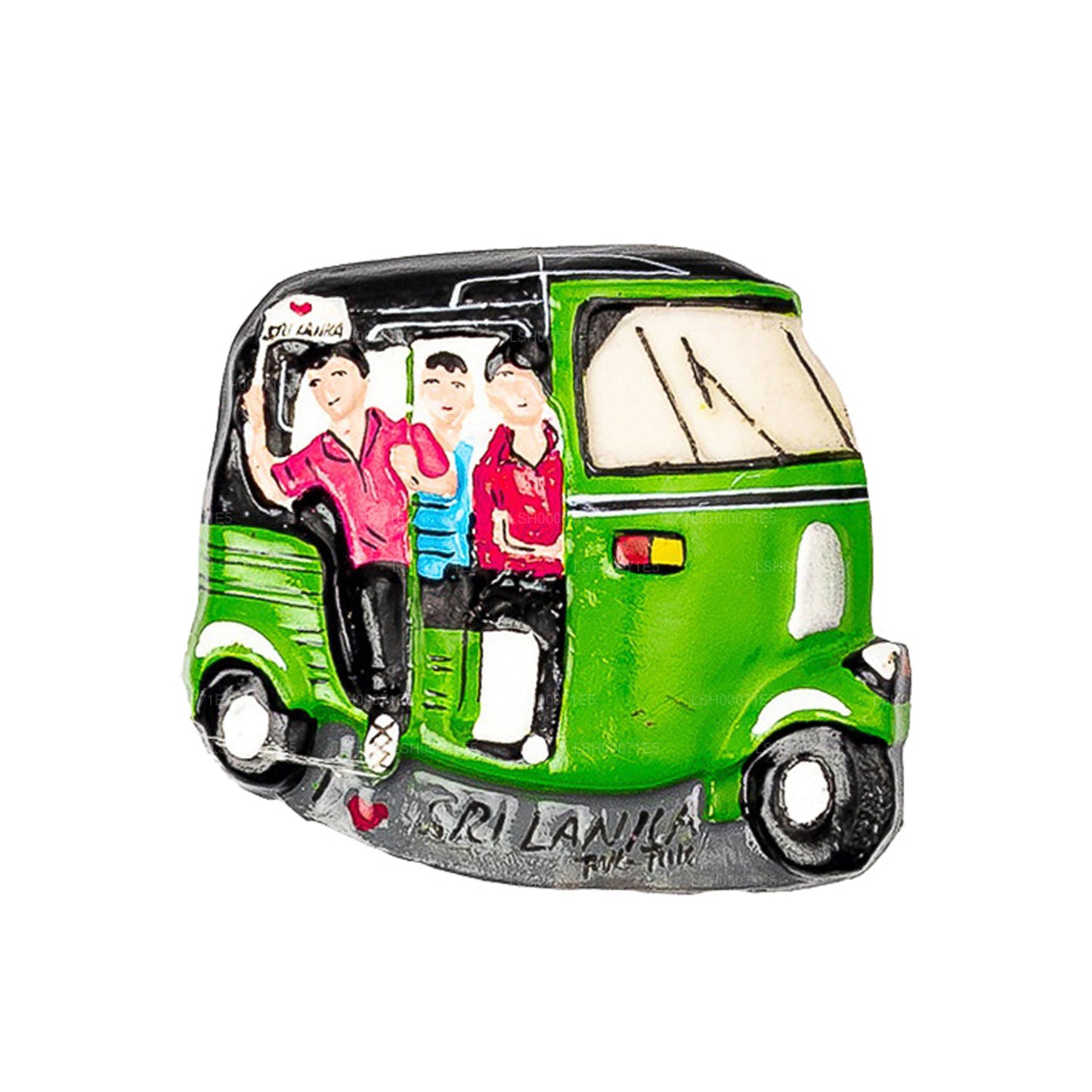 Luv Sl Tuk Tuk Fridge Magnets