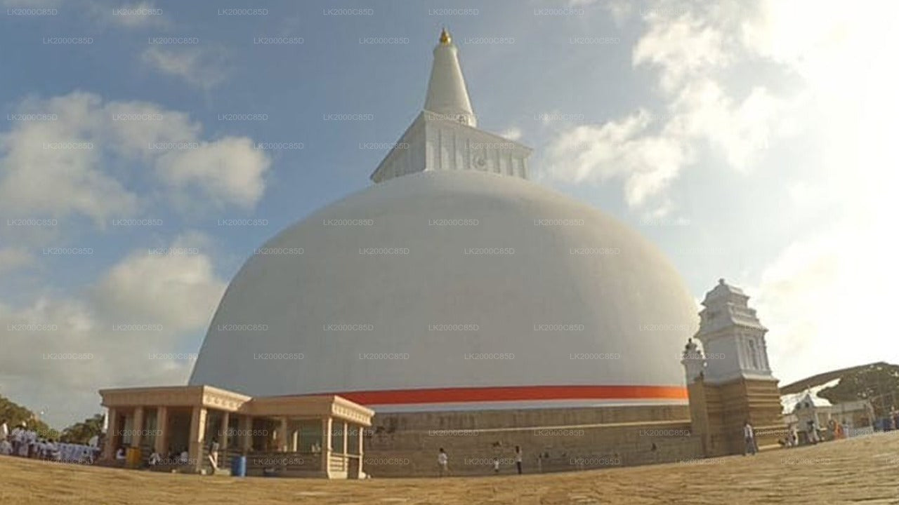 ප්‍රවේශ පත්‍ර සමඟ අනුරාධපුර පූජා භූමි මාර්ගෝපදේශක චාරිකාව
