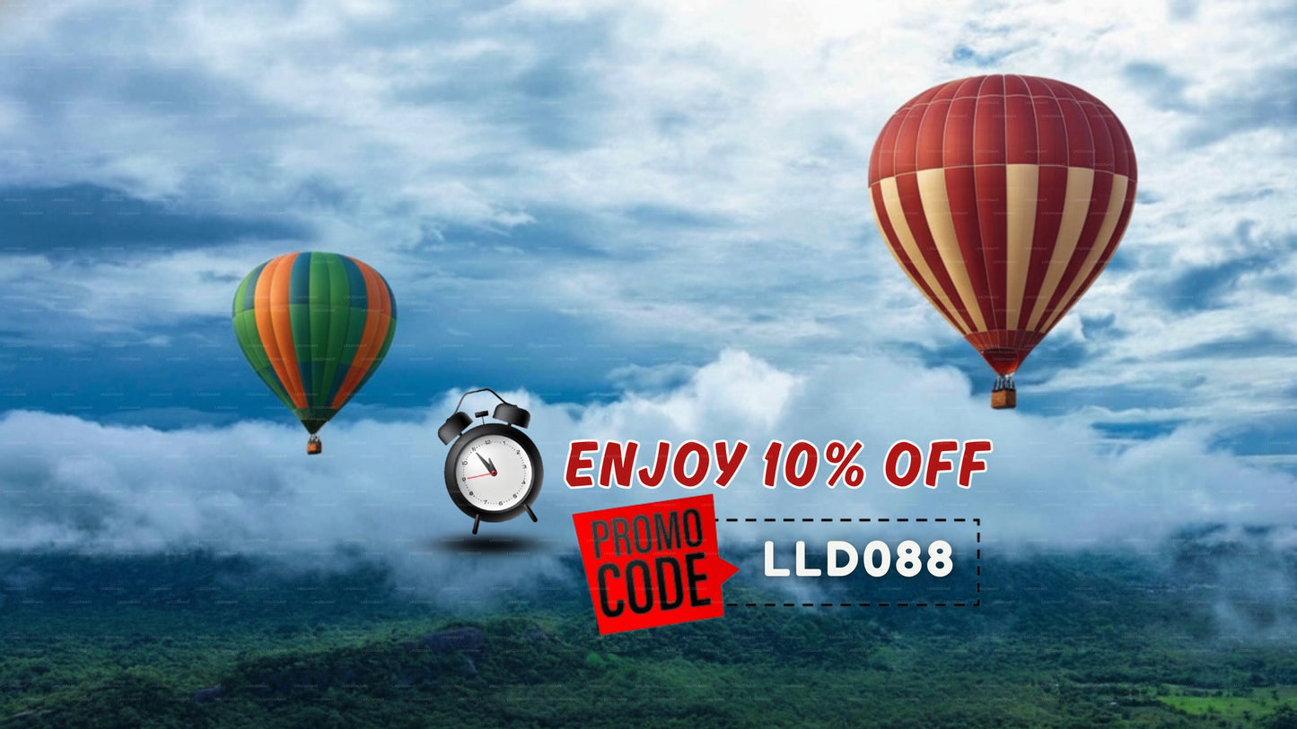 කණ්ඩලම සිට උණුසුම් වායු බැලූන සවාරිය