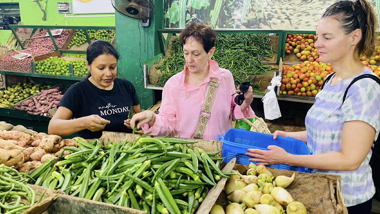 කොළඹ සිට වෙළඳපොළ සංචාරය සහ ඉවුම් පිහුම් පන්තිය