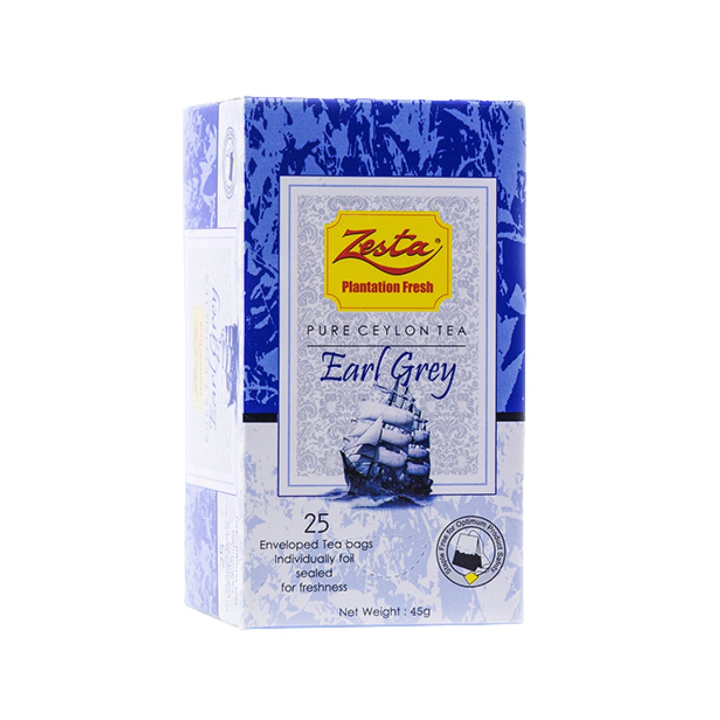 Zesta Earl Grey (45g) 25 Tea Bags