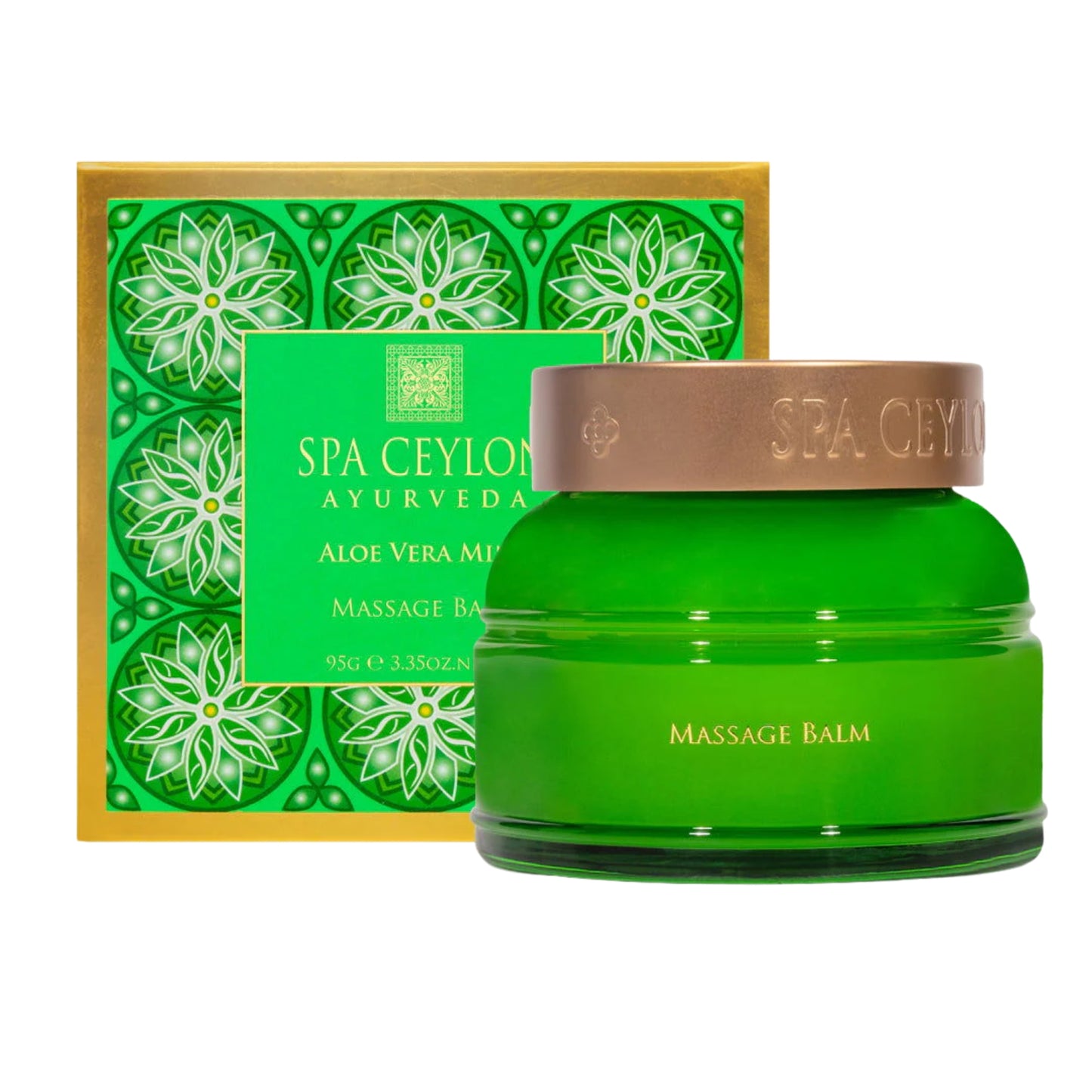 Spa Ceylon Aloe Vera Mint Massage Balm (95g)