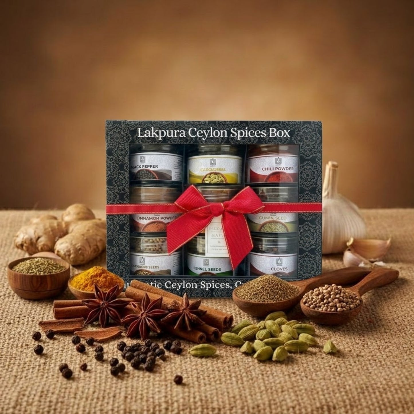 Lakpura® Ceylon Spice Gift Set (9-Piece)