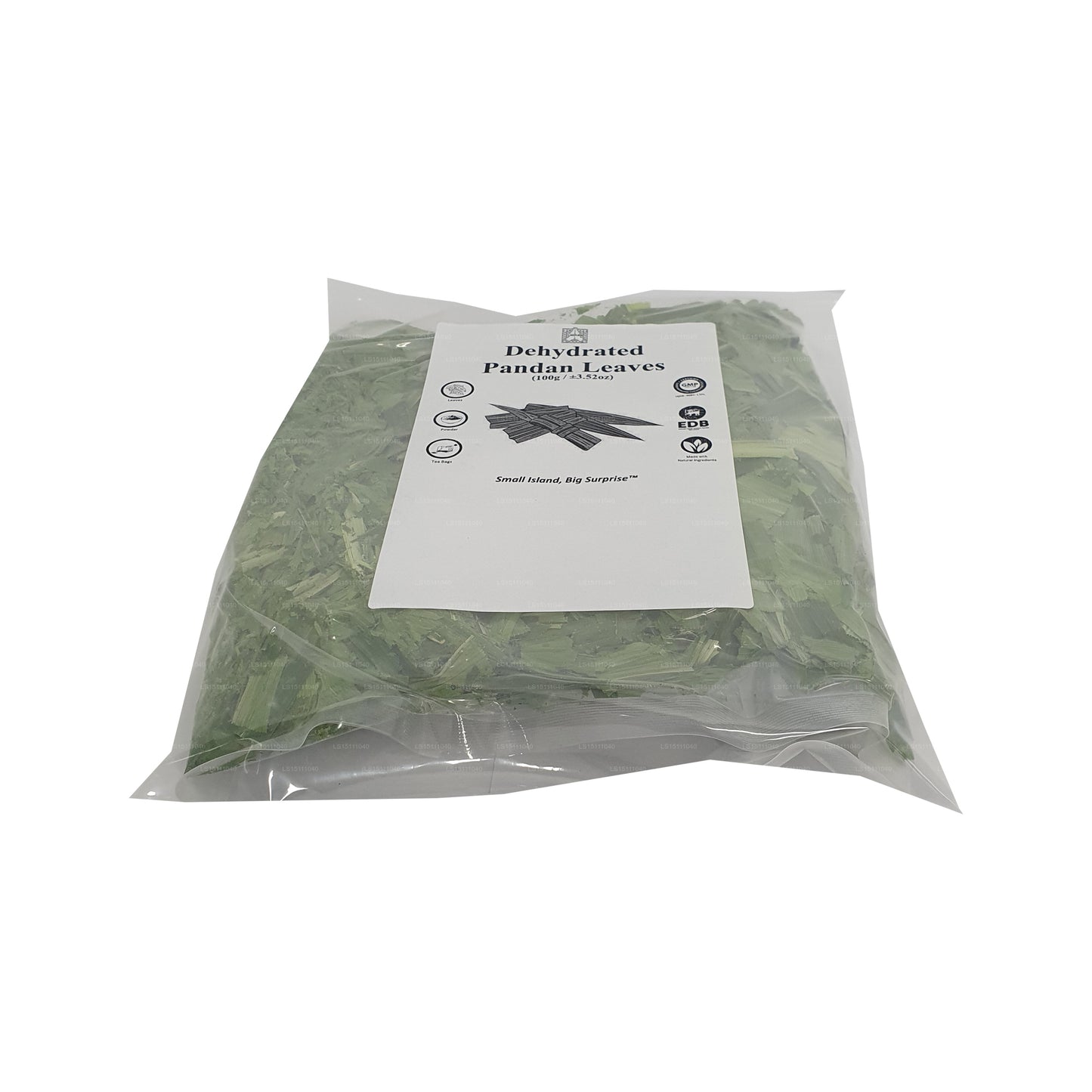 Lakpura® Dehydrated Pandan (Rampe) Leaves