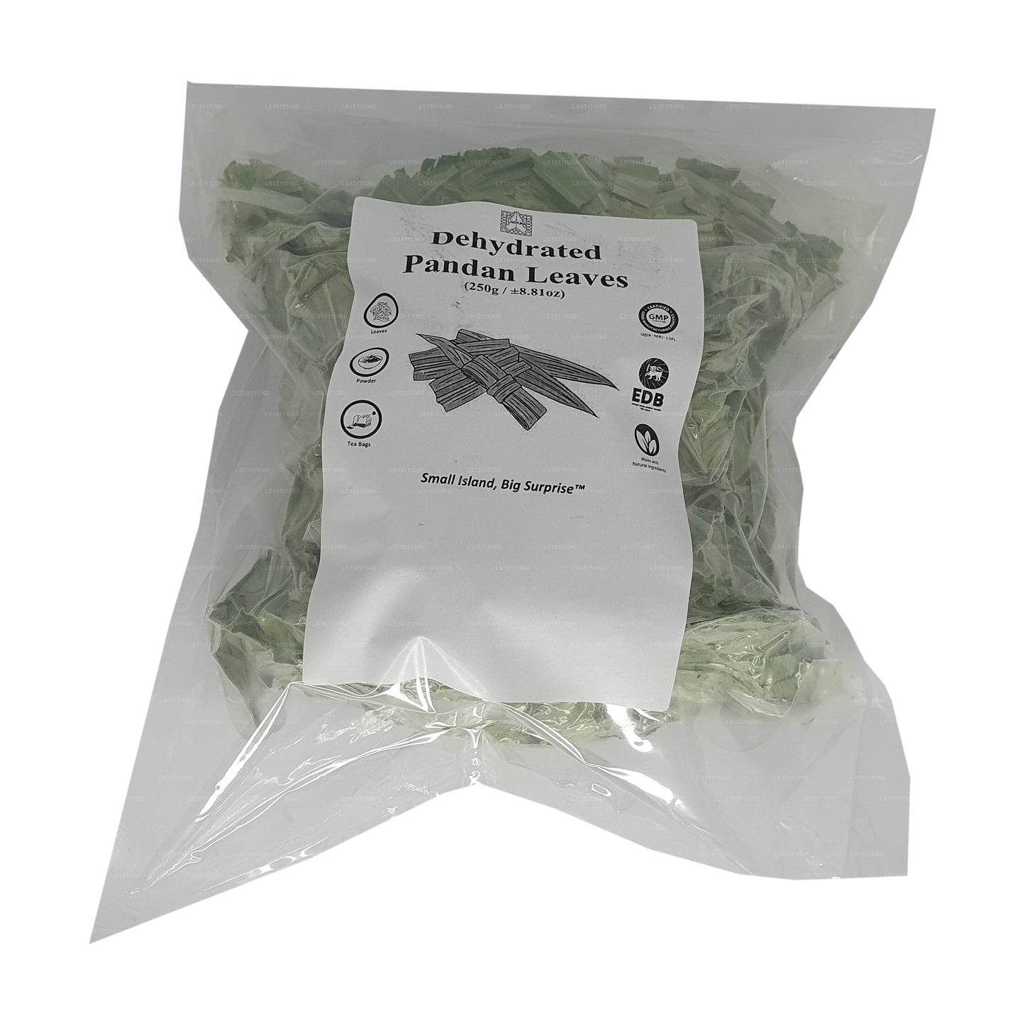 Lakpura® Dehydrated Pandan (Rampe) Leaves