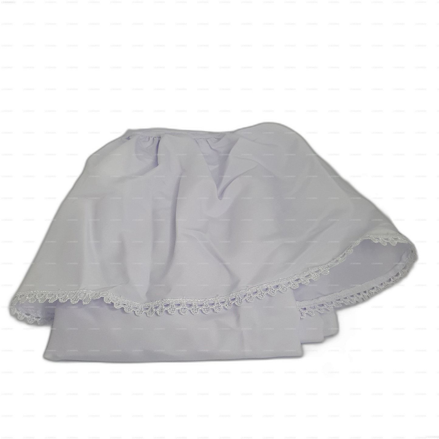 ලක්පුර® සුදු ළමා සාරිය (අර්ධ සාරිය)