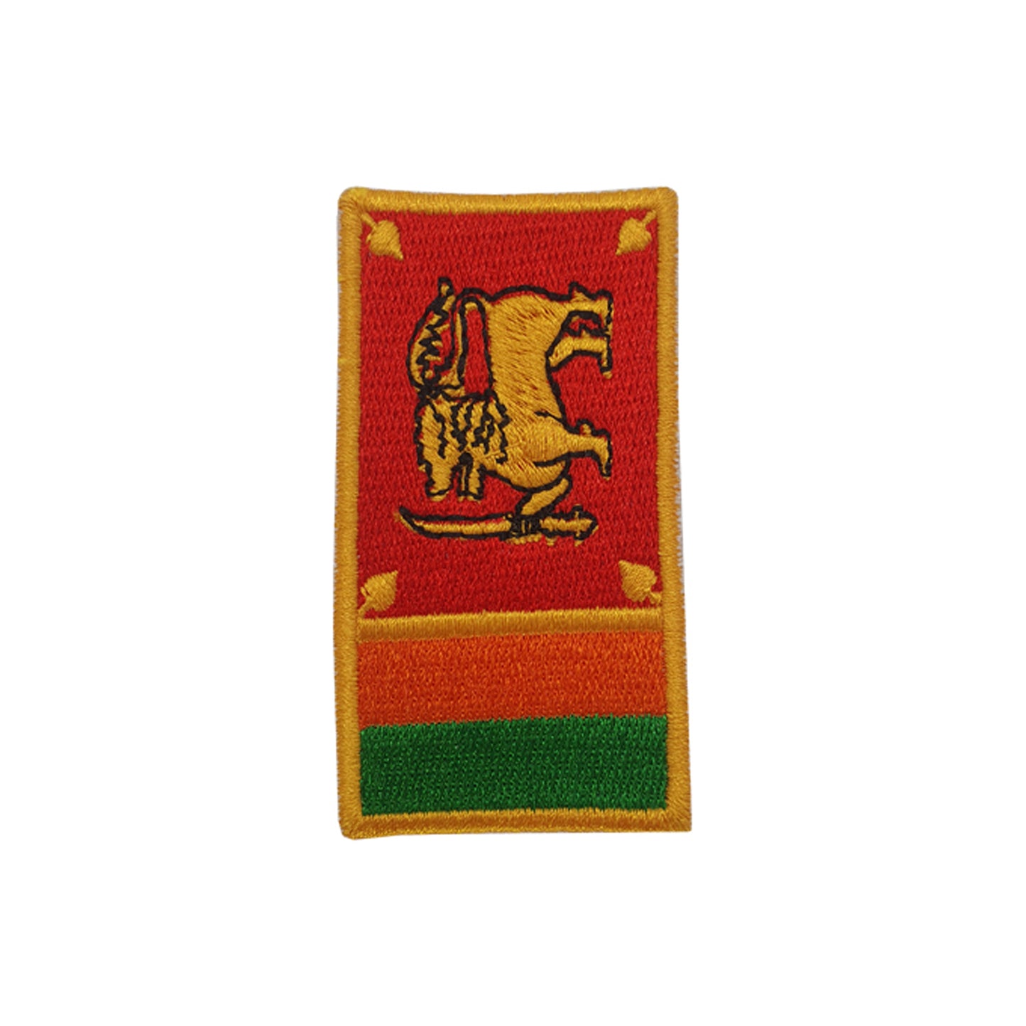 Lakpura Sri Lanka National Flag Fabric Badge