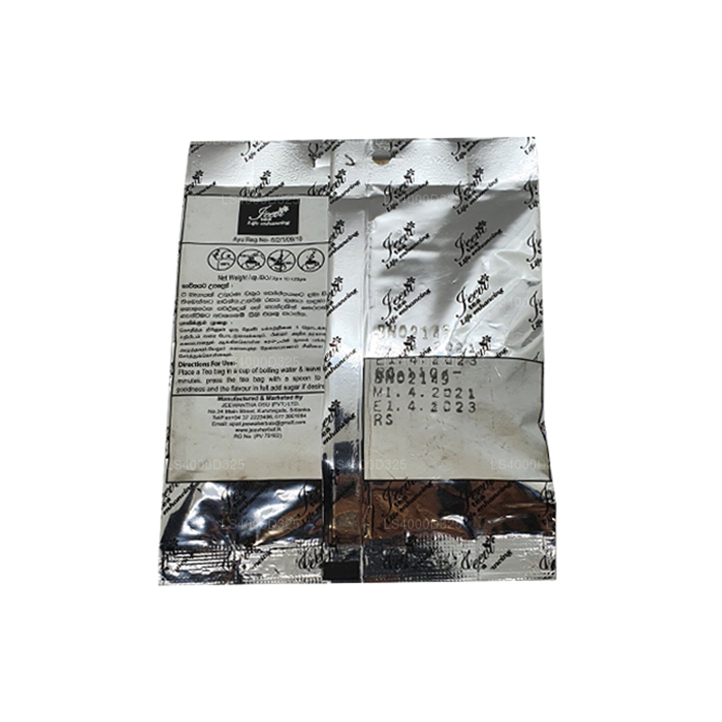 Jeevi Madu Hara Tea (20g) 10 Tea Bags