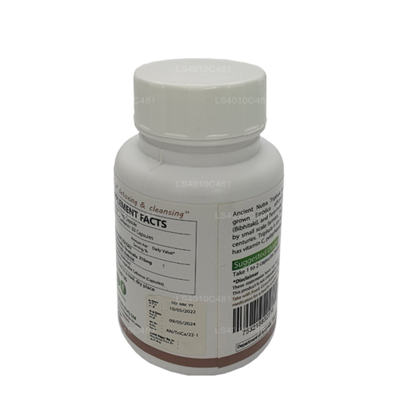Ancient Nutra Triphala (60 Capsules)