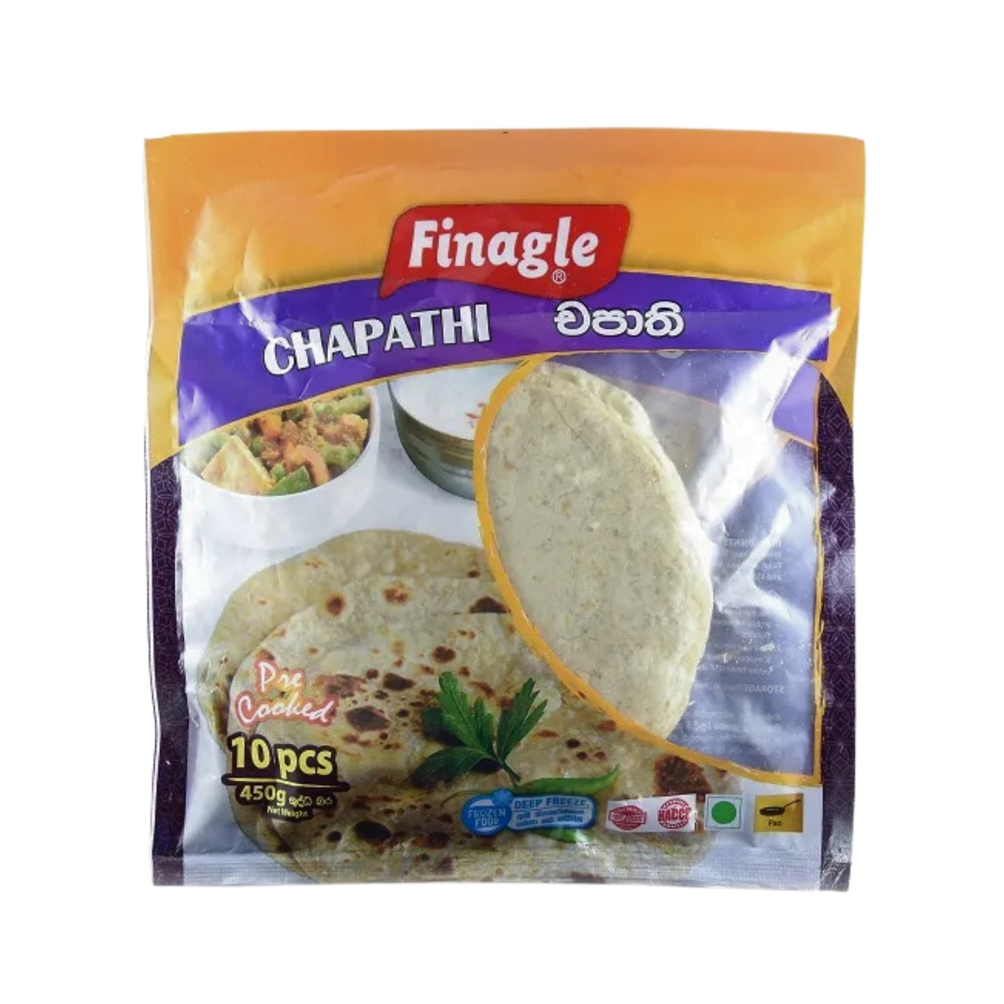 Finagle Chapathi (450g) 10 Pieces
