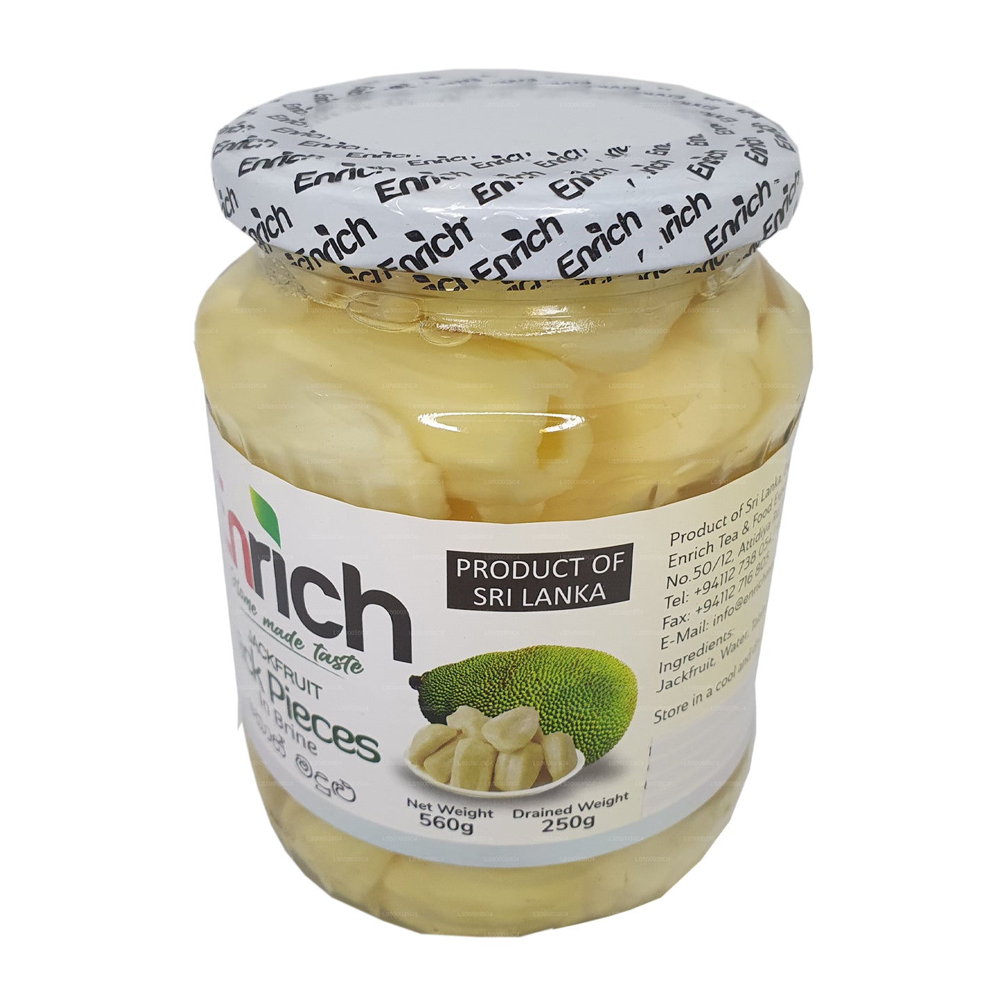 Enrich Jackfruit Piesces in Brine (560g)