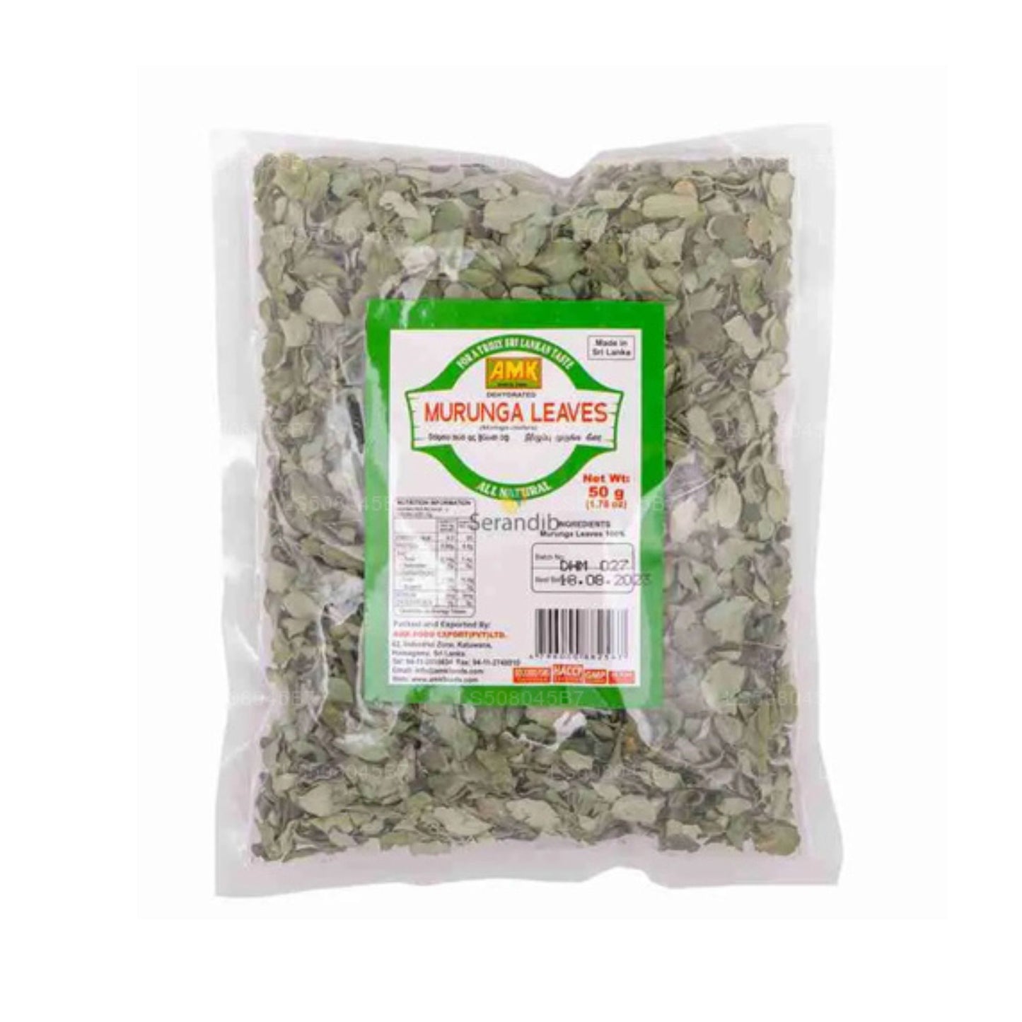 AMK Dehydrated Murunga Leaves (50g)