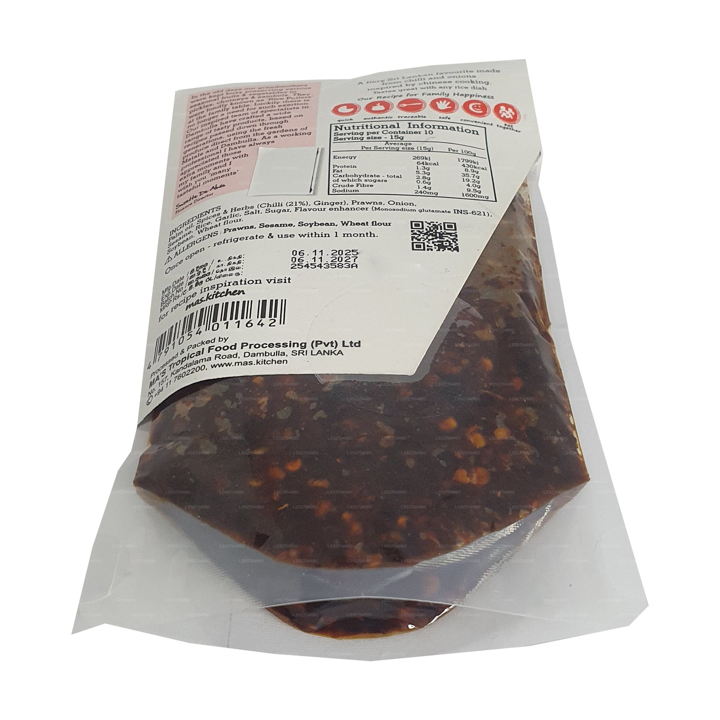 MA's Kitchen Chinese Chilli Paste (150g)