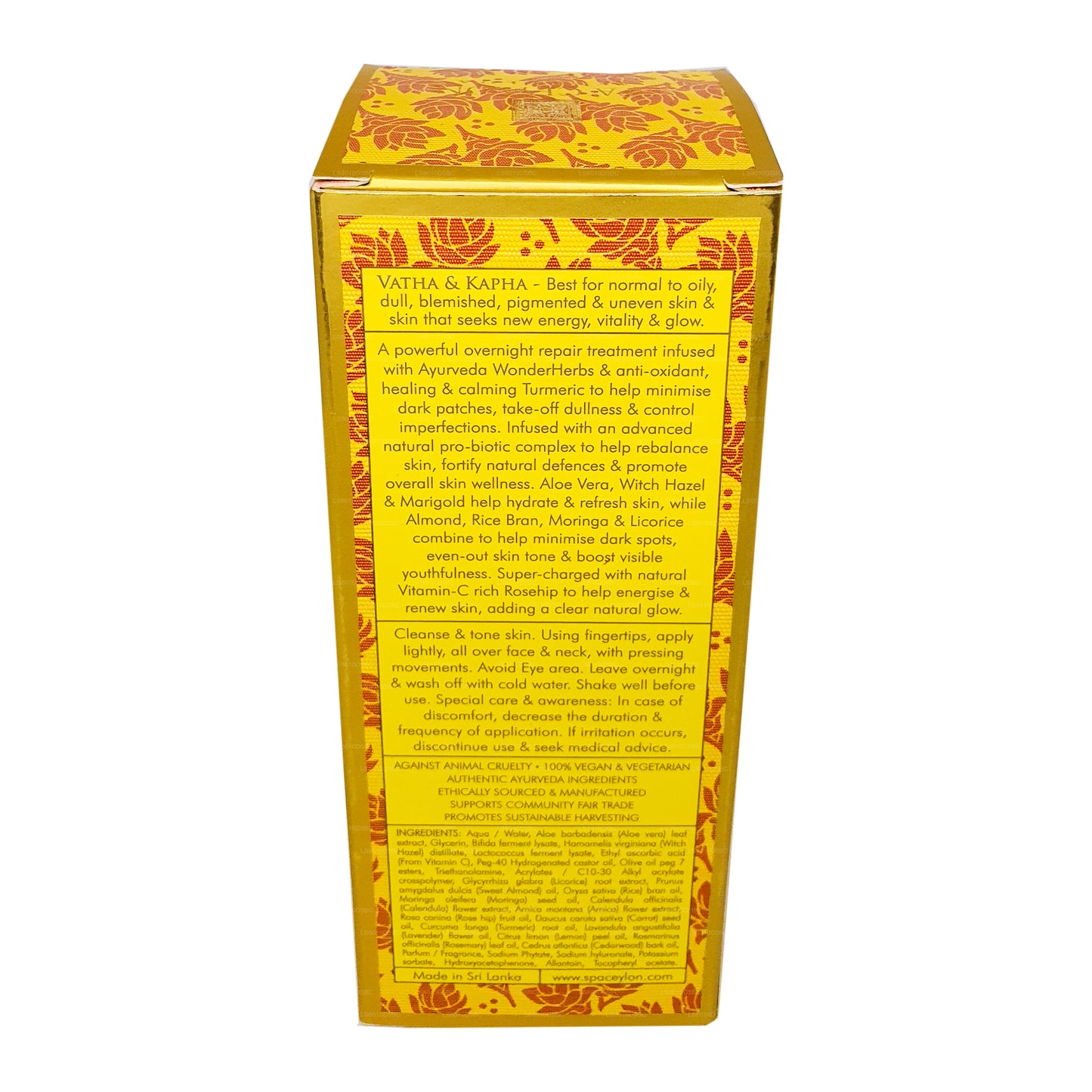 Spa Ceylon True Turmeric Vitamin C Glow Renewing Treatment Serum (50ml)