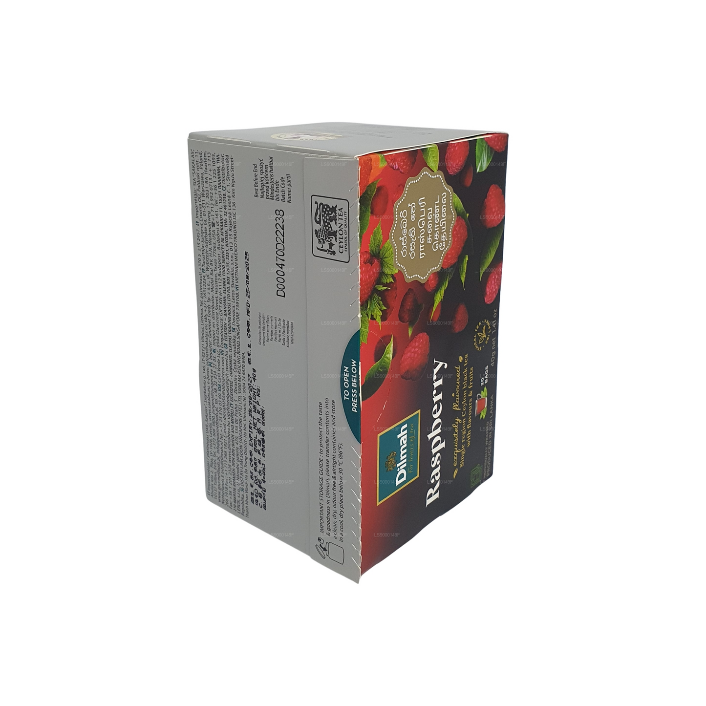 Dilmah Raspberry (30g) 20 Tea Bags