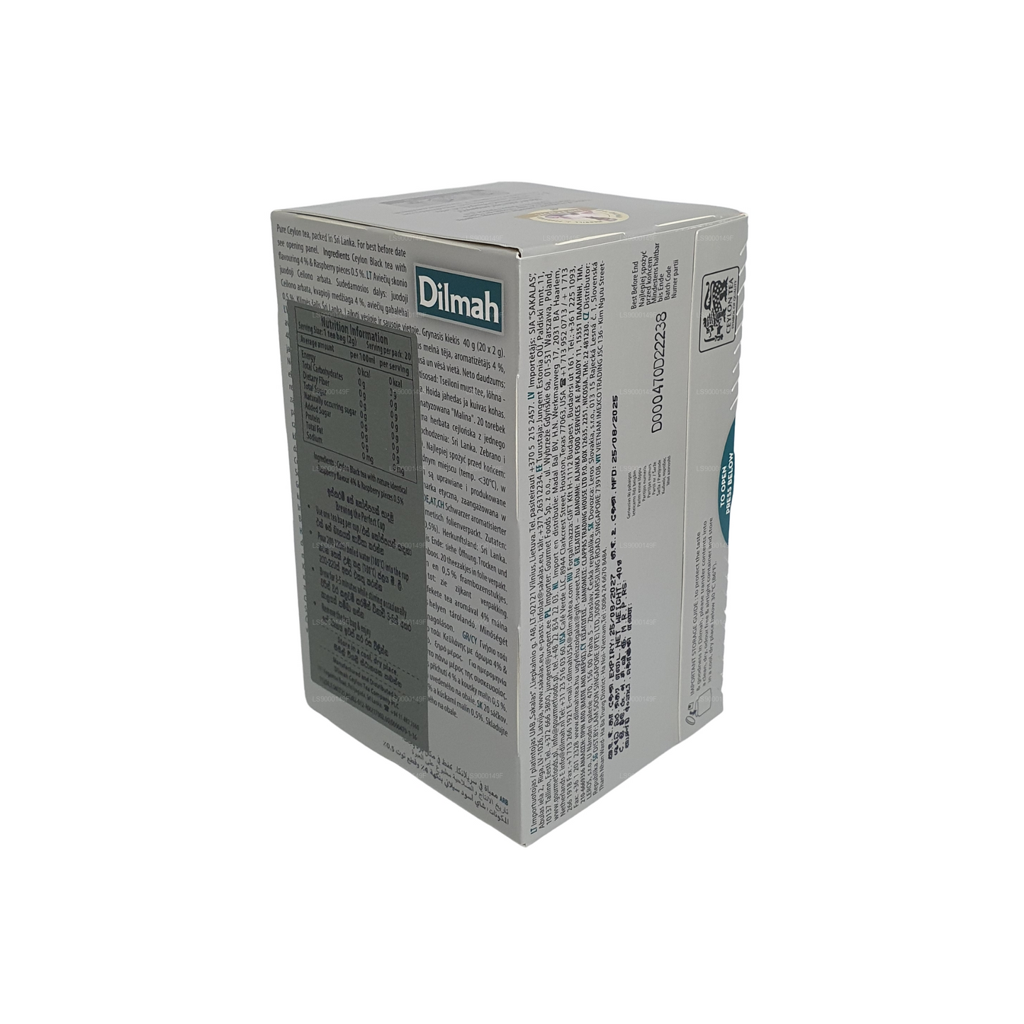 Dilmah Raspberry (30g) 20 Tea Bags
