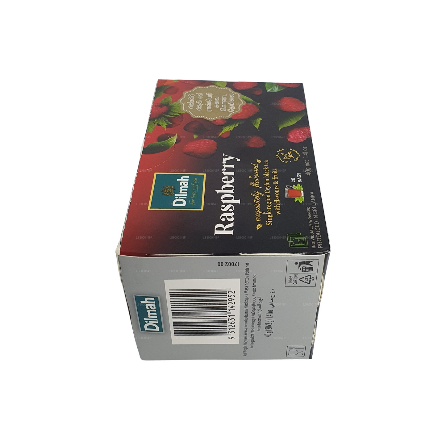 Dilmah Raspberry (30g) 20 Tea Bags