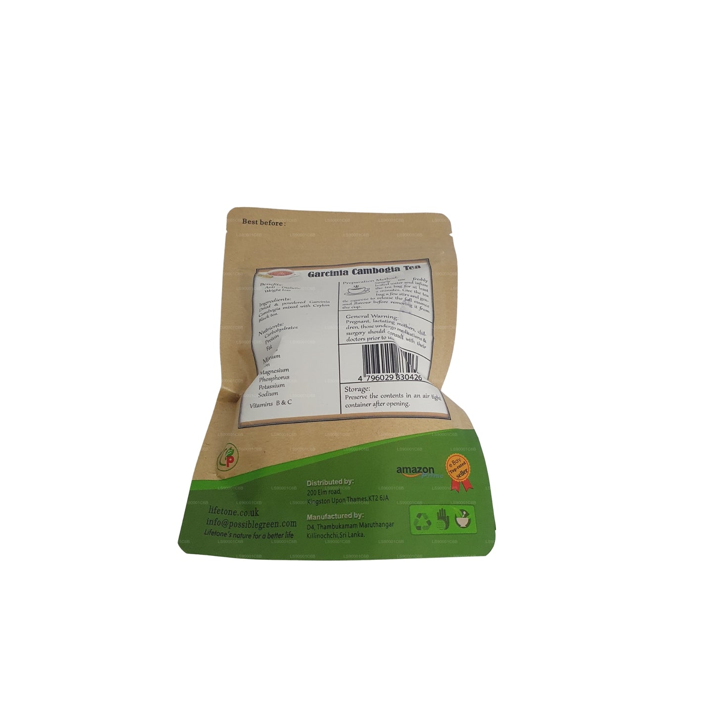 Lifetone Garcinia Cambogia Tea (40g)