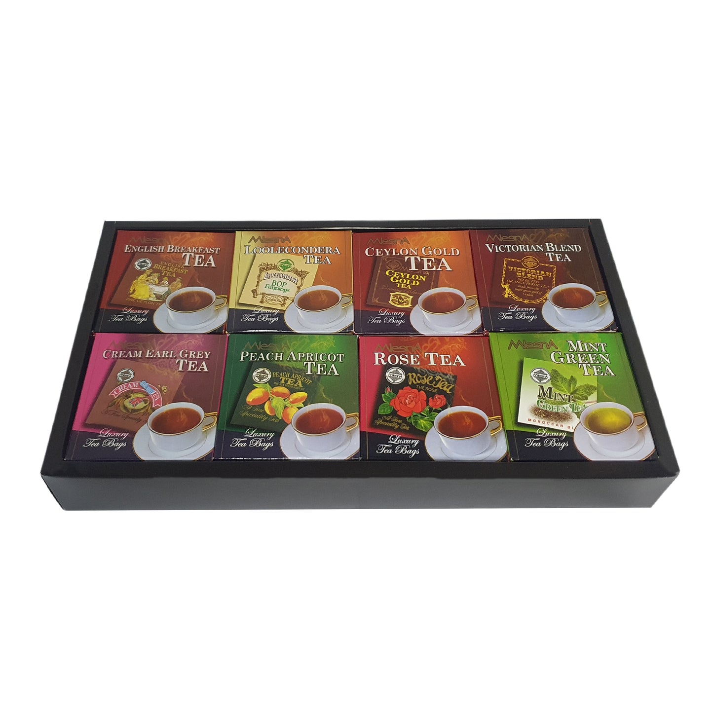 Mlesna Sensations 8 Flavour Assorted Luxury Foil Tea Bags (160g) 80 Tea Bags