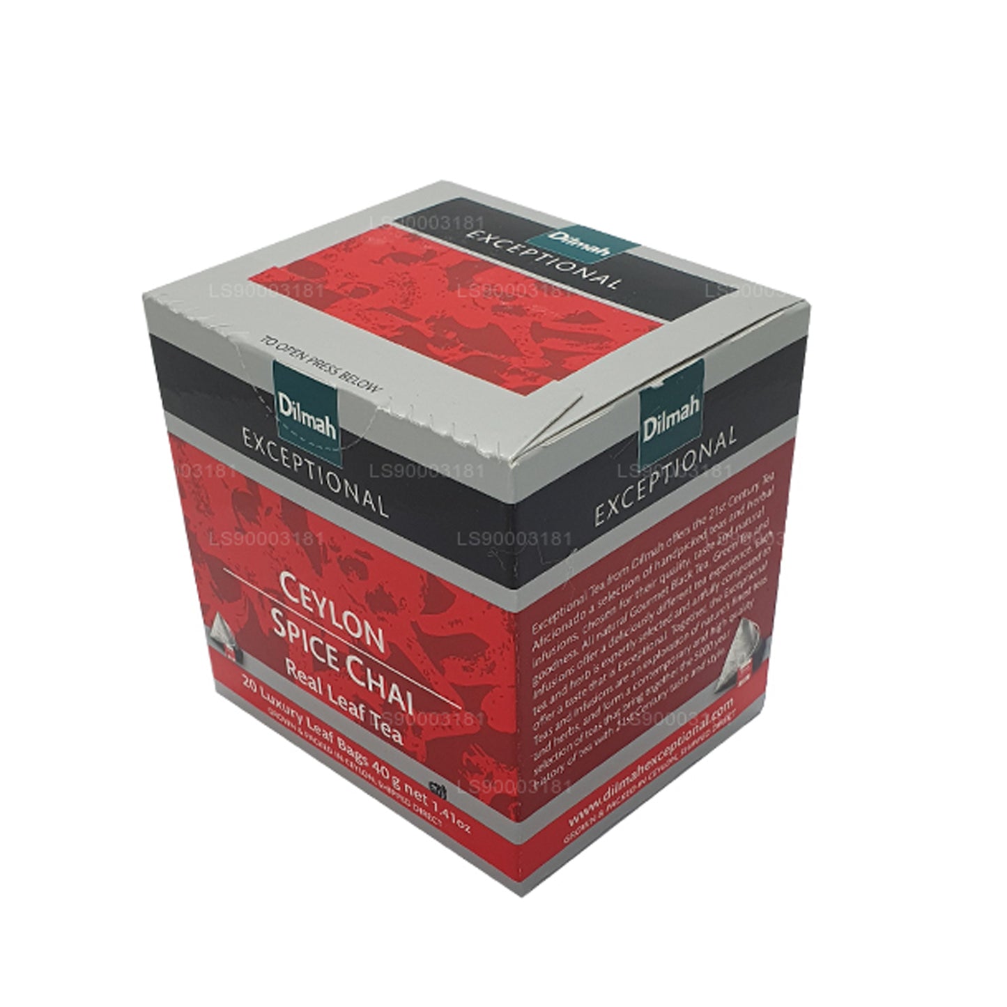 Dilmah Exceptional Ceylon Spice Chai (40g) 20 Tea Bags
